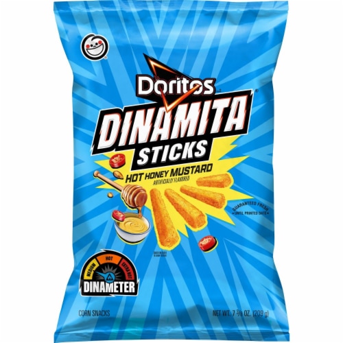 Doritos Dinamita® Sticks Hot Honey Mustard Corn Chips Perspective: left