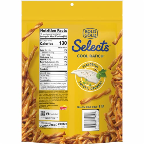Rold Gold® Selects Cool Ranch Pretzels Twists Perspective: left