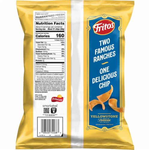Fritos® Yellowstone™ Edition Ranch Corn Chips Perspective: left