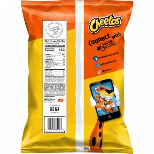 Cheetos® Cheese Pizza Puffs Chips Perspective: left