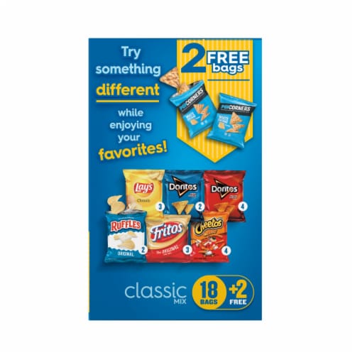 Frito-Lay Classic Mix Variety Bags Perspective: left
