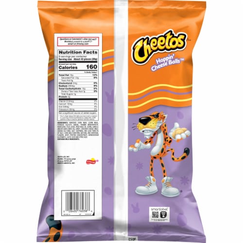 Cheetos® Hoppin' Cheese Balls™ White Cheddar Perspective: left