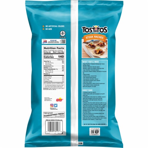 Tostitos® Original Restaurant Style Tortilla Chips Perspective: left