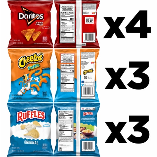 Frito-Lay Favorites Mix Chips Variety Pack Perspective: left