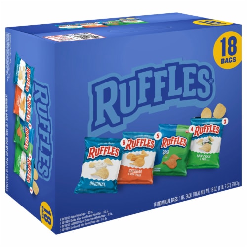 Ruffles® Potato Chips Variety Pack Perspective: left
