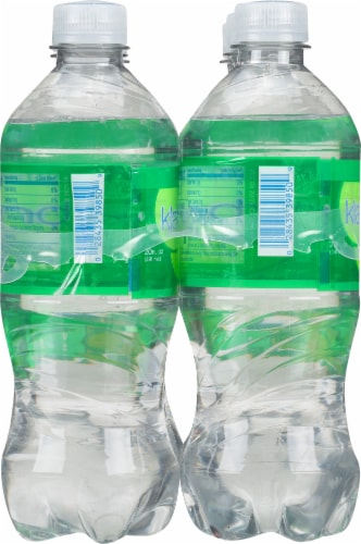 Klarbrunn® Lime Flavored Sparkling Bottled Water Perspective: left