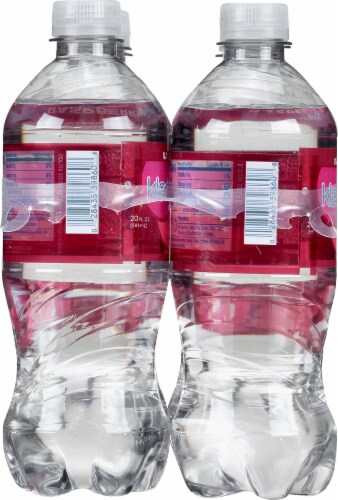 Klarbrunn® Raspberry Flavored Sparkling Bottled Water Perspective: left