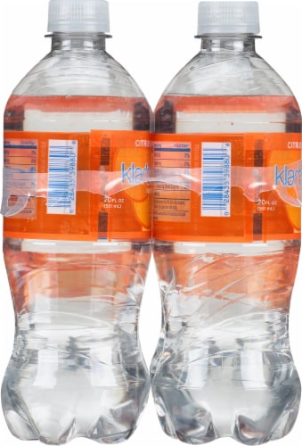 Klarbrunn® Citrus Blend Flavored Sparkling Bottled Water Perspective: left