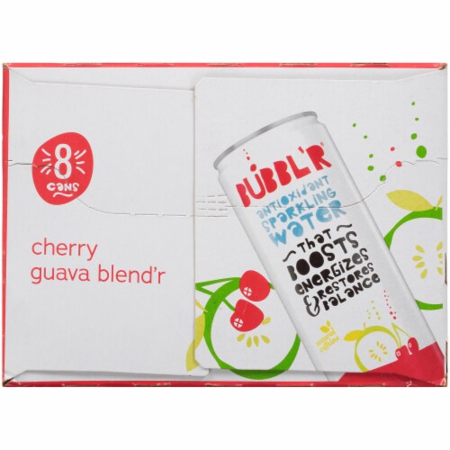 Bubbl'r Cherry Guava Blend'r Sparkling Water Perspective: left