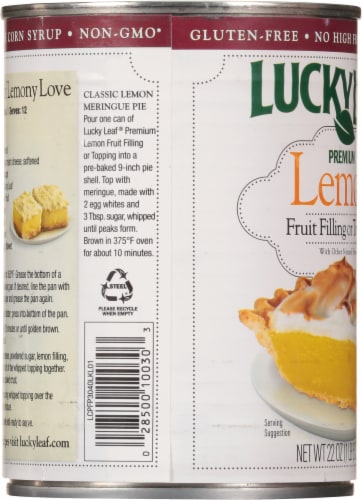 Lucky Leaf Premium Lemon Filling & Topping Perspective: left