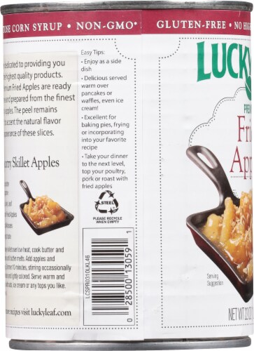 Lucky Leaf Premium Fried Apples Perspective: left