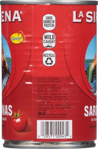 La Sirena® Sardines in Tomato Sauce Perspective: left