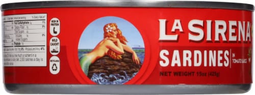 La Sirena® Sardines in Tomato Sauce Perspective: left