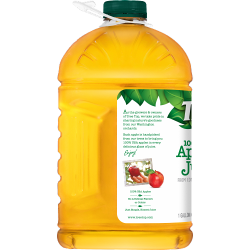Tree Top 100% Apple Juice Perspective: left