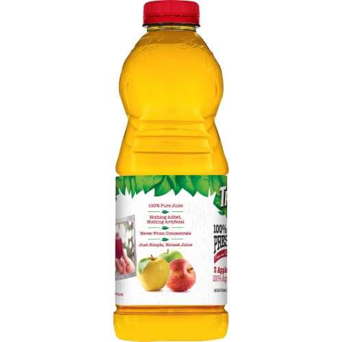 Tree Top Pure Pressed 3 Apple Blend 100% Apple Juice Perspective: left