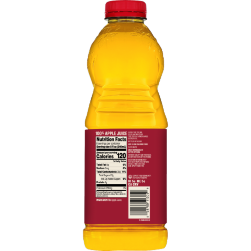 Tree Top® Pure Pressed 3 Apple Blend 100% Apple Juice Perspective: left