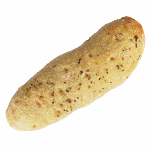 Leonetti’s Deluxe Sausage & Pepperoni & Roasted Vegetable Stromboli Perspective: left