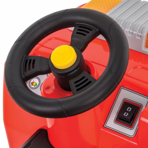 Huffy Tonka 6V Battery Powered Ride-On Fire Truck Mini Quad - Red Perspective: left