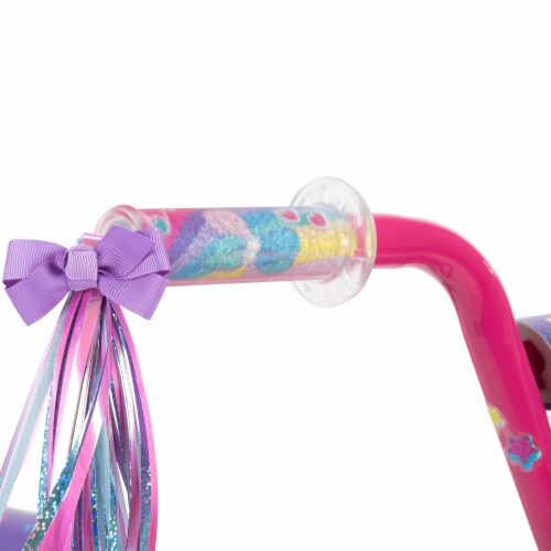 Huffy JoJo Siwa Kid's Bike - Aqua/Pink Perspective: left
