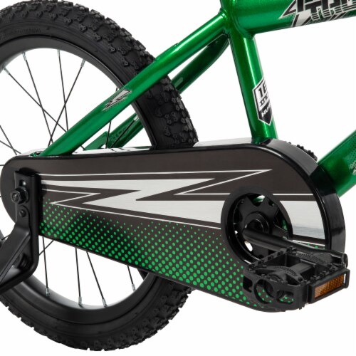 Huffy Pro Thunder Boys' Bike - Green Perspective: left