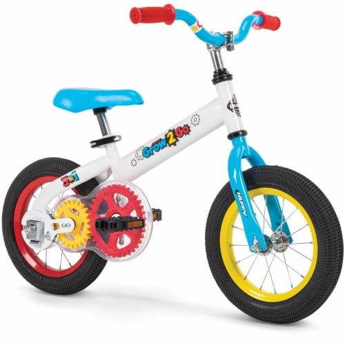 Huffy Grow 2 Go 3-in-1 Conversion Bicycle - Blue / White Perspective: left