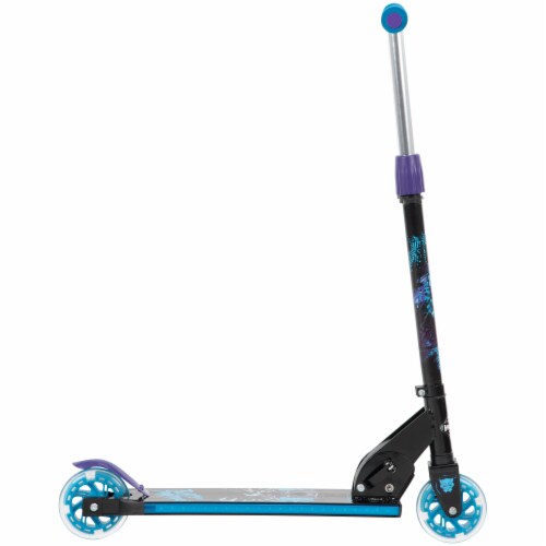 Huffy Marvel Black Panther Electro-Light 3 Wheeled Scooter - Black Perspective: left