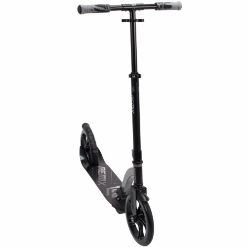 Huffy® Remix In-Line Scooter - Gloss Black/Matte Silver Perspective: left