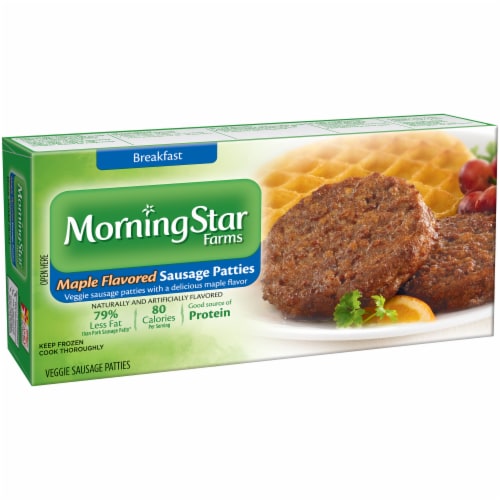 MorningStar Farms Maple Flavored Meatless Sausage Patties Perspective: left