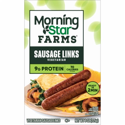 MorningStar Farms® Veggie Breakfast Original Meatless Sausage Links Perspective: left