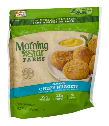 MorningStar Farms Chik-N Nuggets Perspective: left