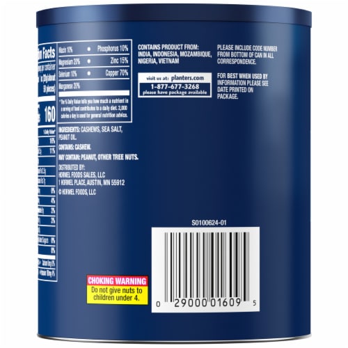 Planters® Salted Cashew Halves & Pieces Perspective: left
