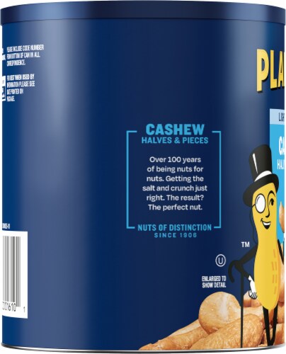 Planters® Lightly Salted Cashew Halves & Pieces Perspective: left