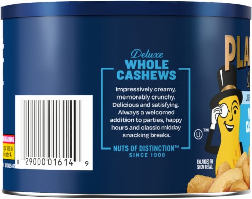 Planters Lightly Salted Whole Cashews Perspective: left