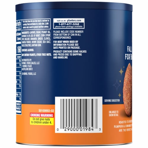 Planters® Pumpkin Spice Almonds Perspective: left