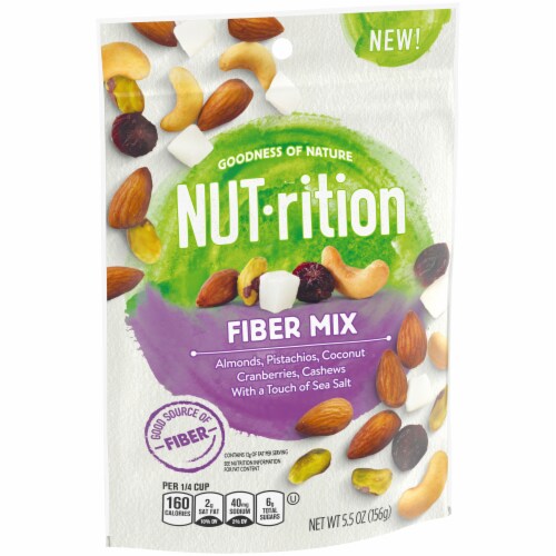Planters NUT-trition Fiber Snack Mix Perspective: left