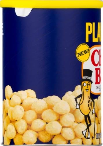 Planters White Cheddar Cheez Balls Cheese Flavored Snacks Perspective: left