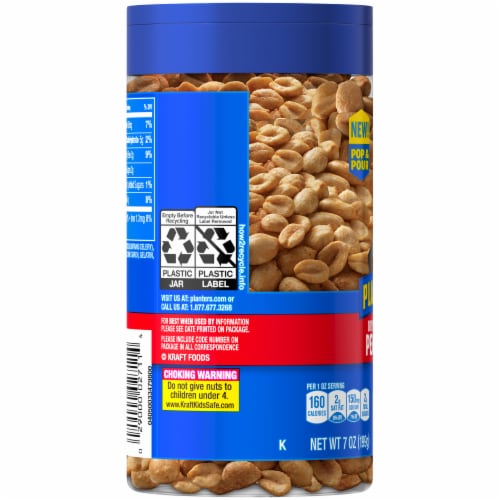 Planters® Salted Dry Roasted Peanuts Perspective: left