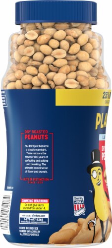Planters® Lightly Salted Dry Roasted Peanuts Perspective: left