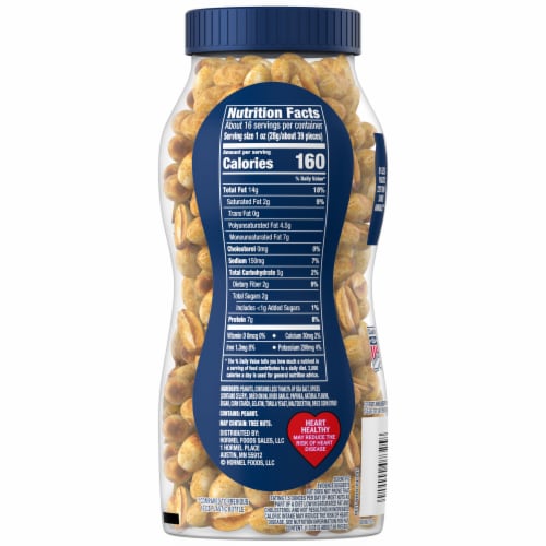 Planters® Dry Roasted Peanuts Perspective: left