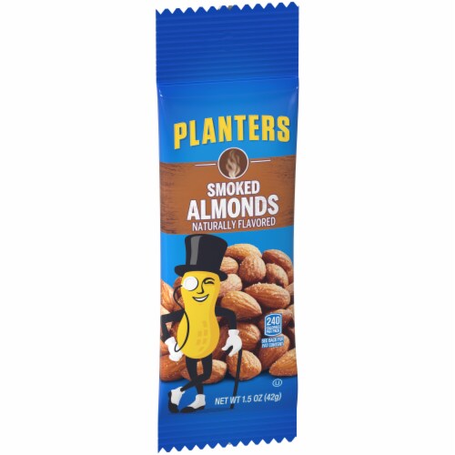 Planters Smoked Almonds Perspective: left