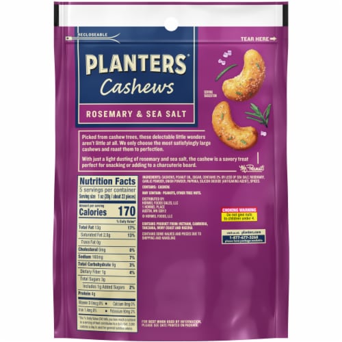 Planters® Rosemary & Sea Salt Cashews Perspective: left