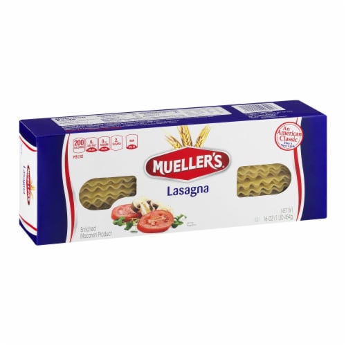 Mueller's Lasagna Noodles Perspective: left