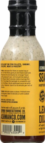 Ashman Lemon Dill House Seafood Marinade and Sauce Perspective: left