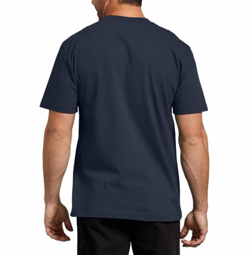 Dickies Men’s Heavyweight Short Sleeve T-Shirt - Dark Navy, 2XL Tall ...