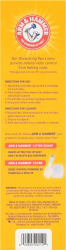 Arm & Hammer™ Large Drawstring Litter Pan Liners Perspective: left