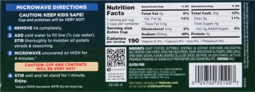 Idahoan® Potato Shreds seasoned with Hidden Valley® Original Ranch® Perspective: left