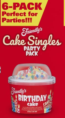 Friendly's Birthday Cake Singles Party Pack Perspective: left