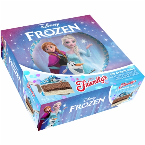 Friendly's Disney Frozen Ice Cream Cake Perspective: left