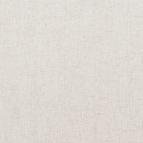 No. 918 Brinley Solid Semi-Sheer Jute-Tab Top Kitchen Valance Curtain - Natural Perspective: left