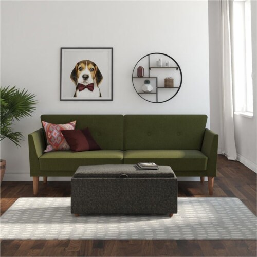 Novogratz shop green sofa